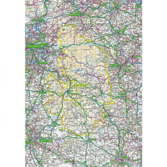 Peak District Map 1000 Piece Jigsaw Puzzle - The Great Yorkshire Shop