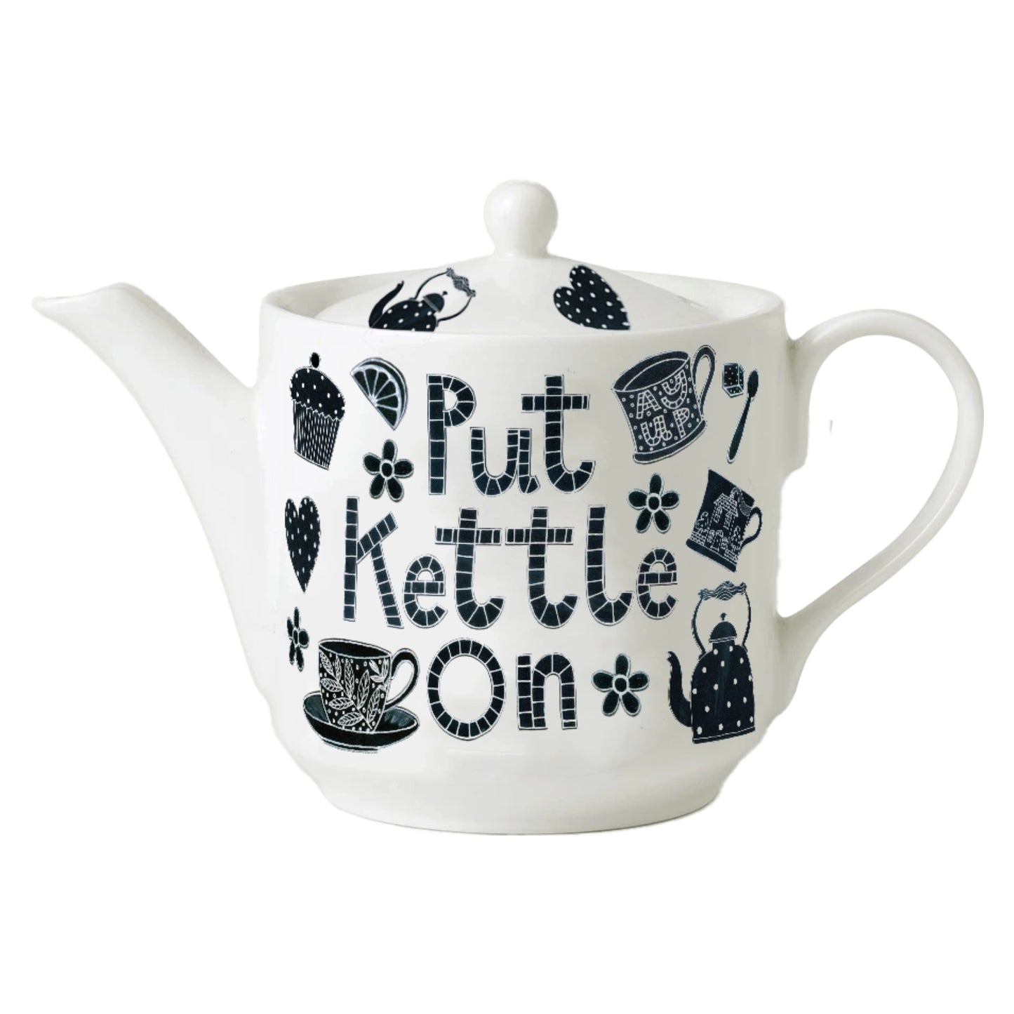 Put Kettle On Bone China Tea Pot