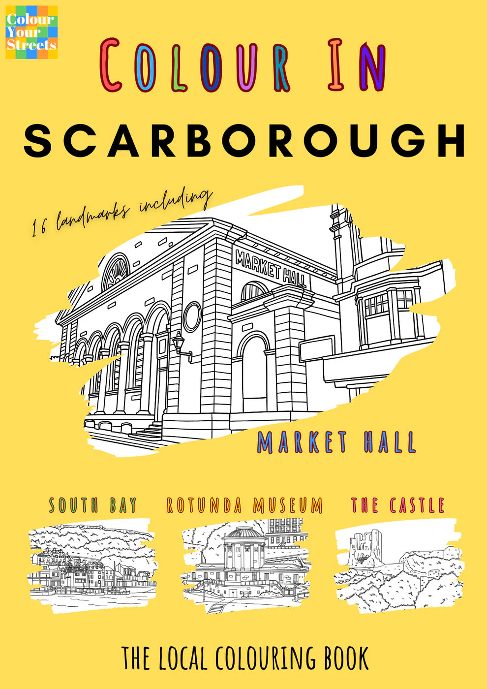 Colour in Scarborough A4 Colouring Book