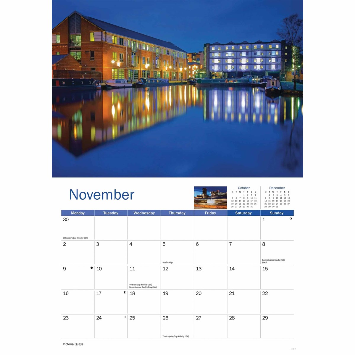 Sheffield 2026 A4 Calendar