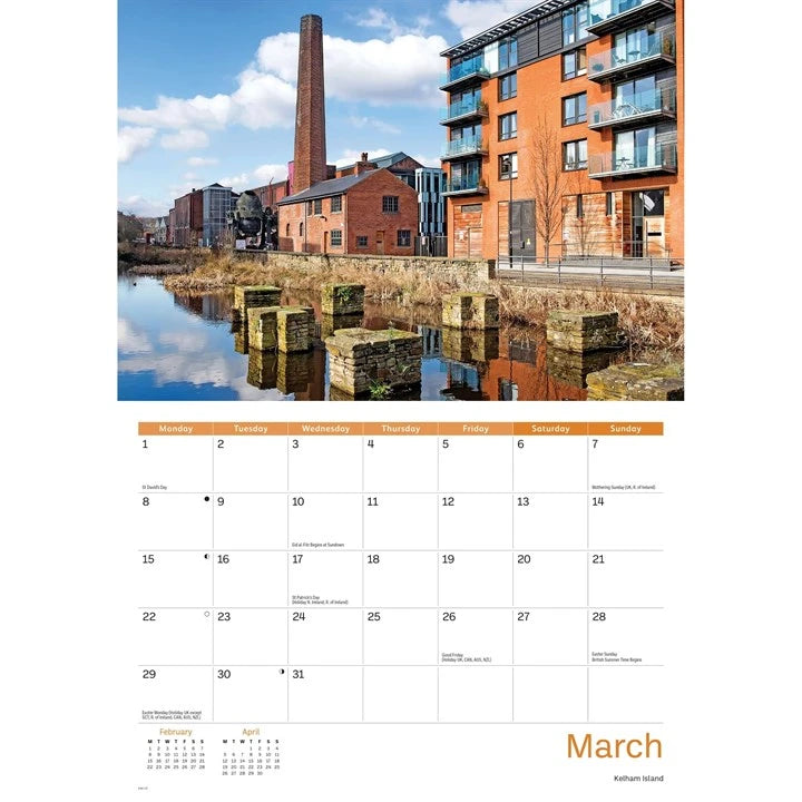 Sheffield 2027 A4 Calendar