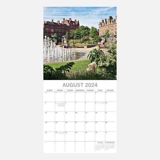 Sheffield 2024 Square Wall Calendar - The Great Yorkshire Shop