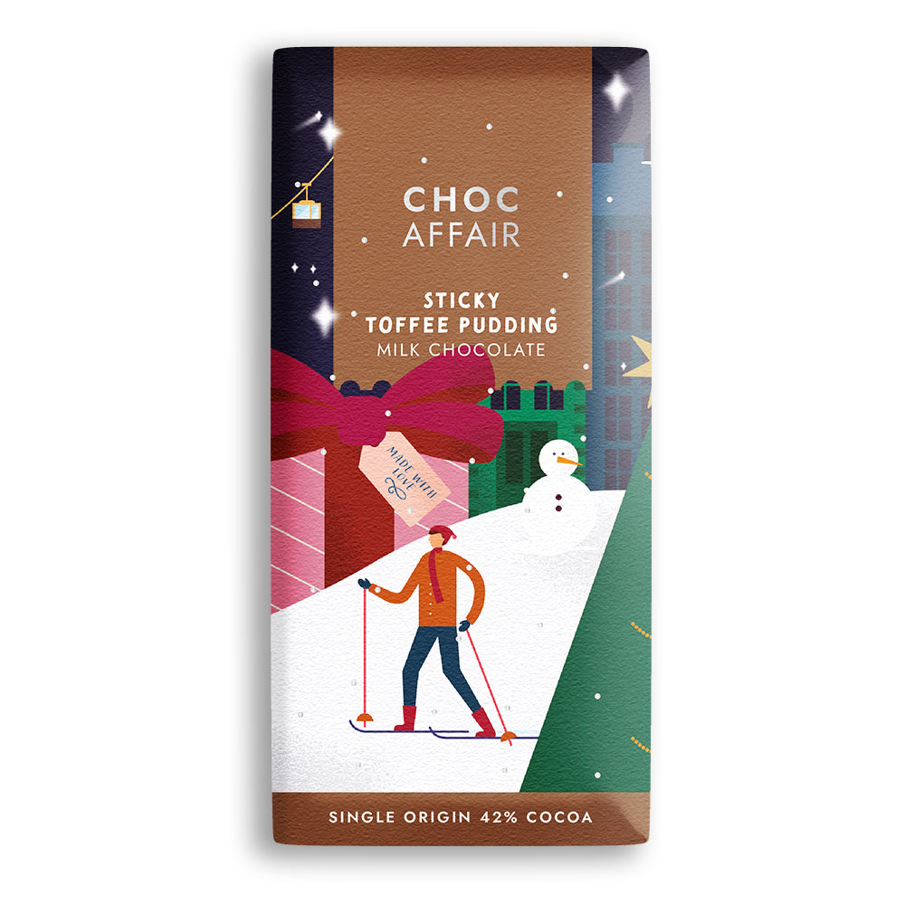 Sticky Toffee Pudding Milk Chocolate Bar - The Great Yorkshire Shop