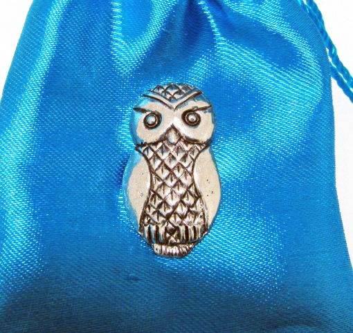 Owl Pewter Pin Badge - The Great Yorkshire Shop
