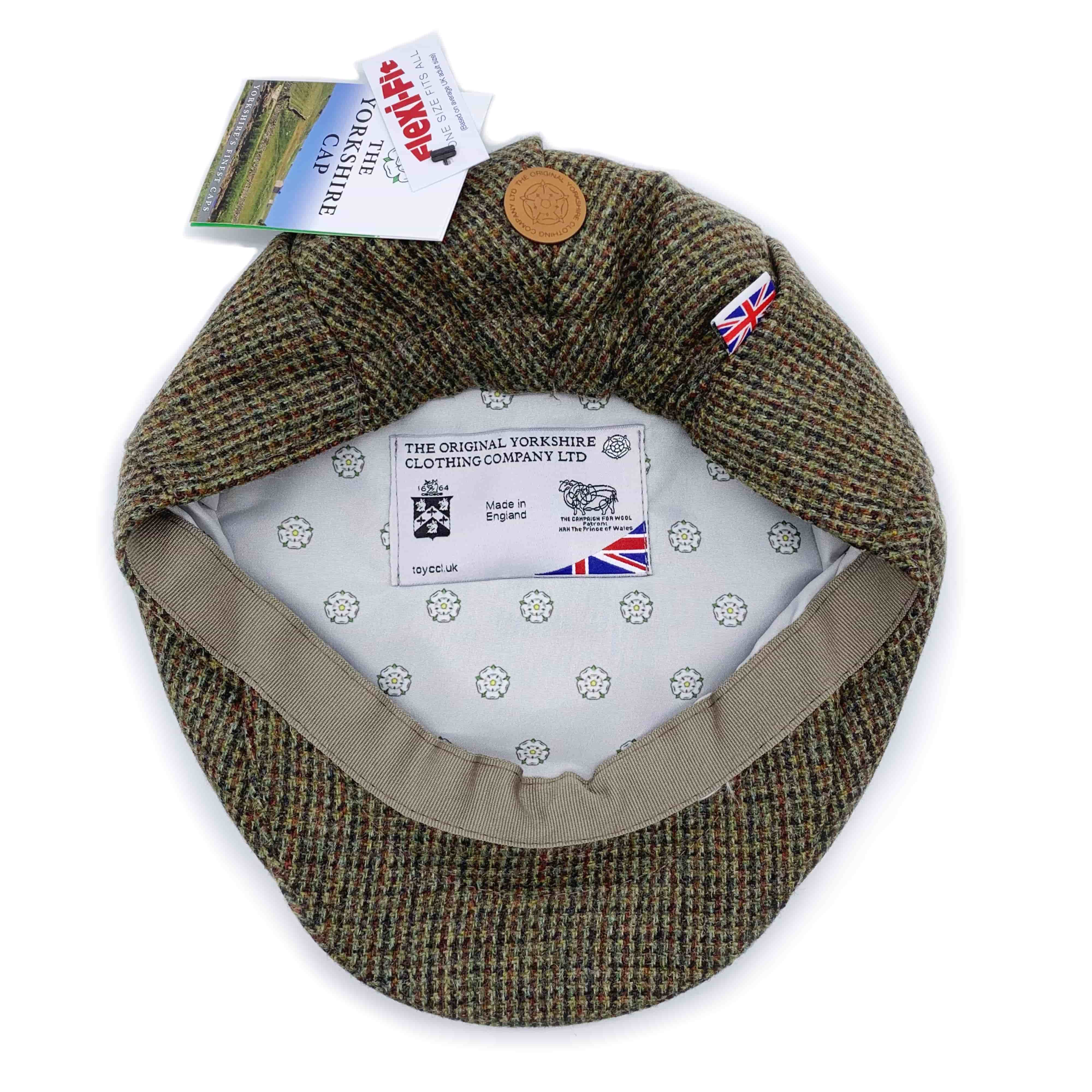 The Yorkshire Burnsall Traditional Wool Flat Cap The Great Yorkshire Shop