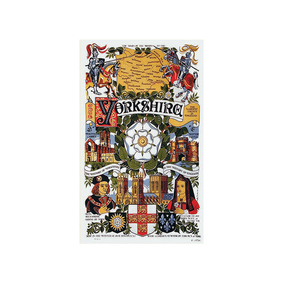 History of Yorkshire Tea Towel - The Great Yorkshire Shop