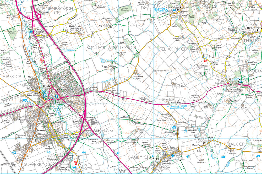 Thirsk Map Jigsaw Puzzle in a Bag