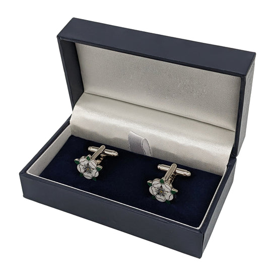 Traditional Yorkshire Rose Cufflinks - The Great Yorkshire Shop