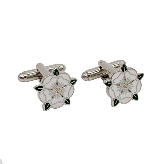 Traditional Yorkshire Rose Cufflinks - The Great Yorkshire Shop
