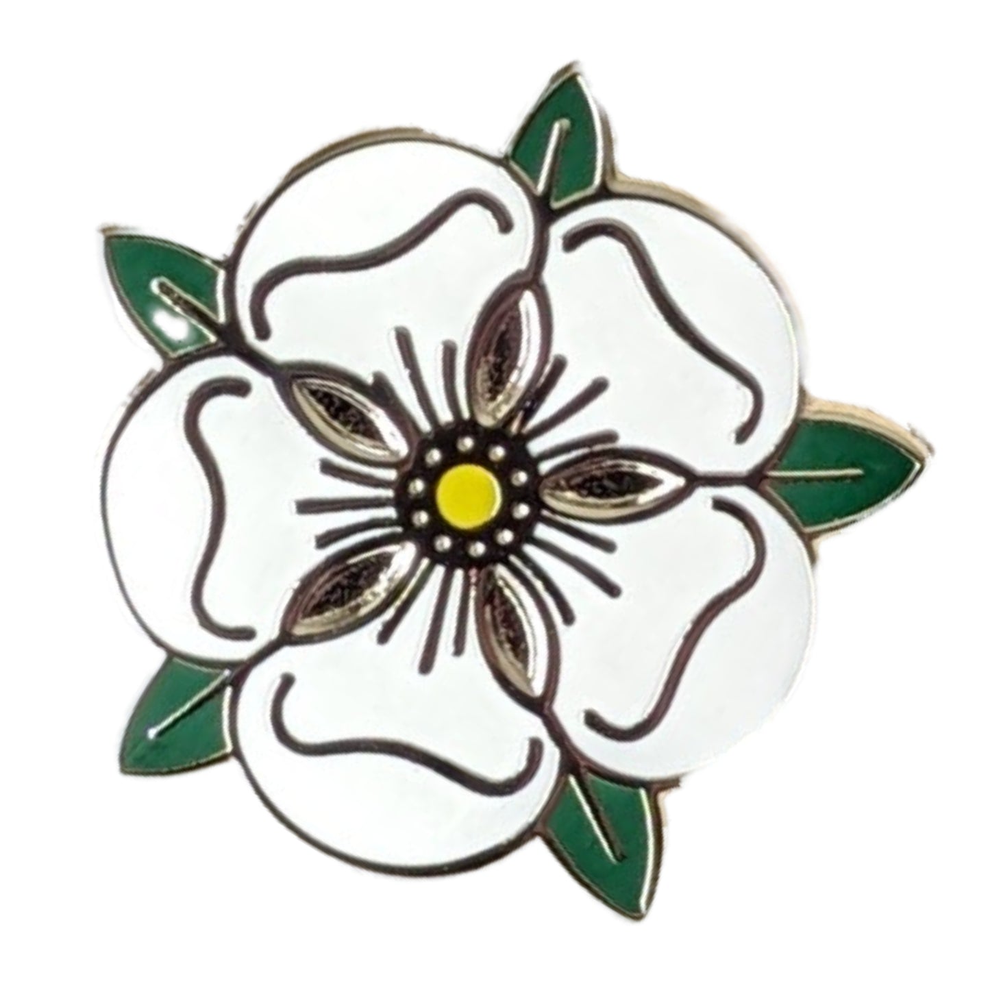 Traditional Yorkshire Rose Pin Badge - The Great Yorkshire Shop