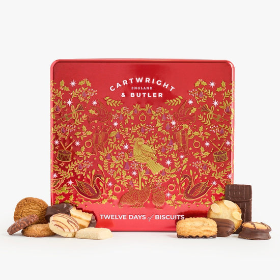 12 Days of Christmas Biscuit Selection in Gift Tin
