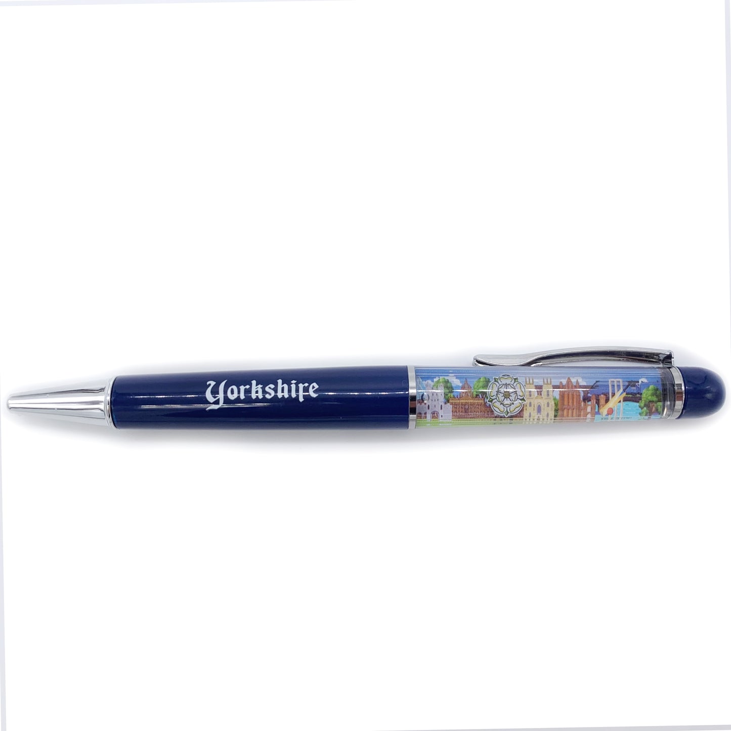 Load image into Gallery viewer, Yorkshire Floating Scene Ballpoint Pen - The Great Yorkshire Shop

