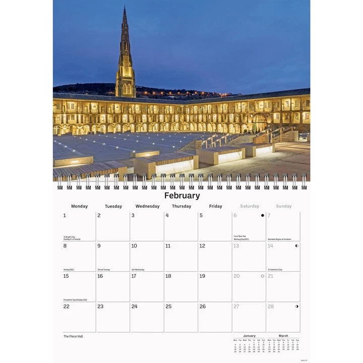 West Yorkshire 2027 A5 Calendar