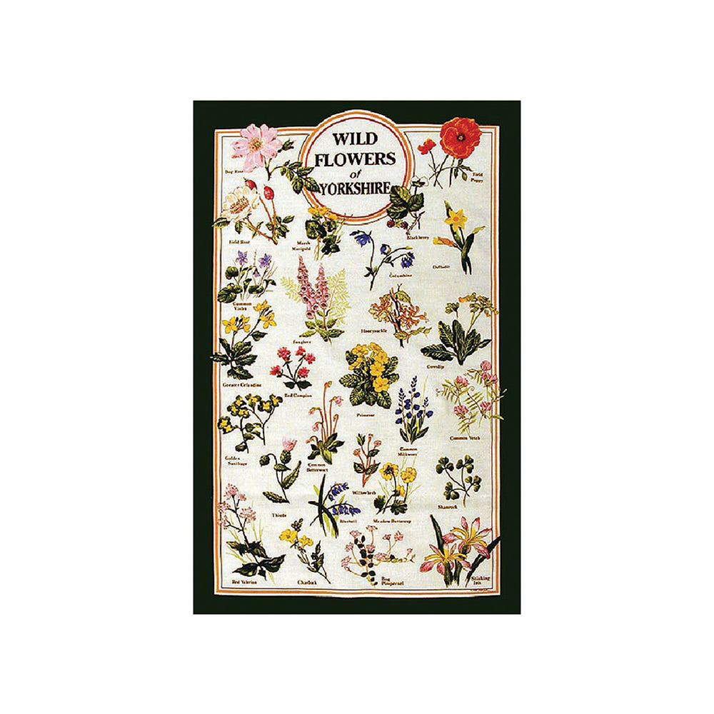 Wild Flowers of Yorkshire Tea Towel - The Great Yorkshire Shop