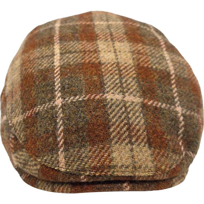 Wool Check Flat Cap