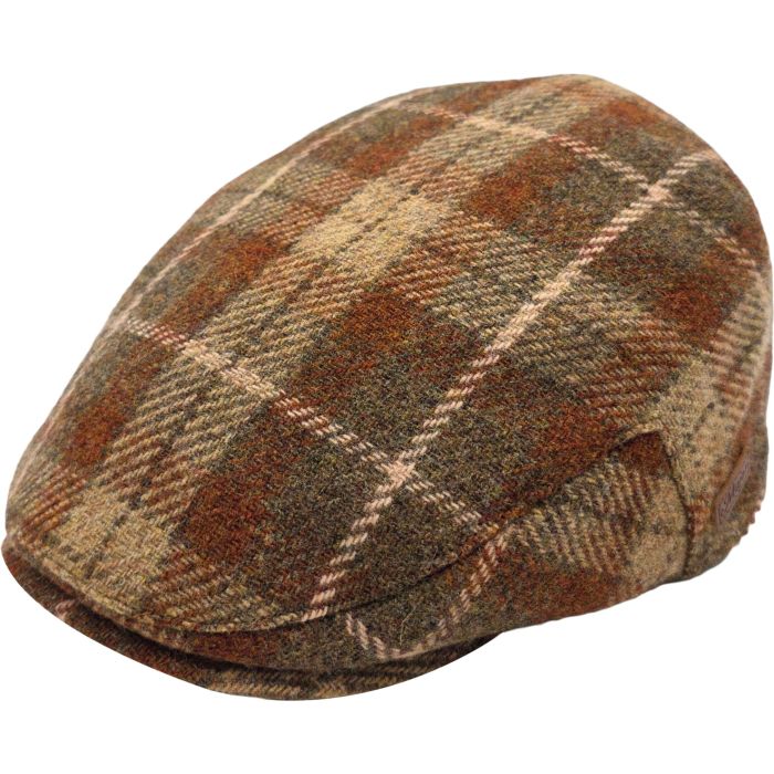 Wool Check Flat Cap