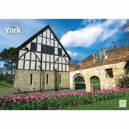 York 2026 A4 Calendar