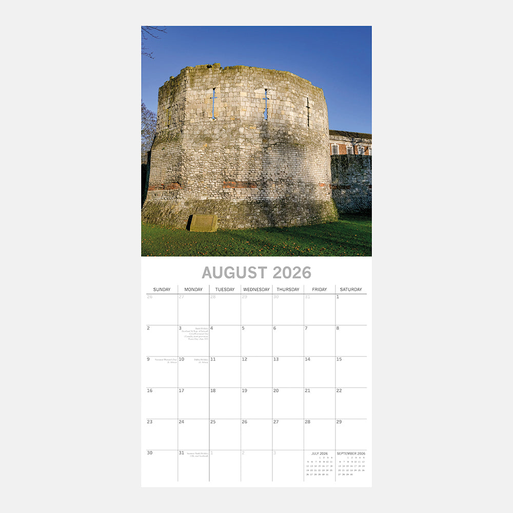 York 2026 Square Wall Calendar - The Great Yorkshire Shop