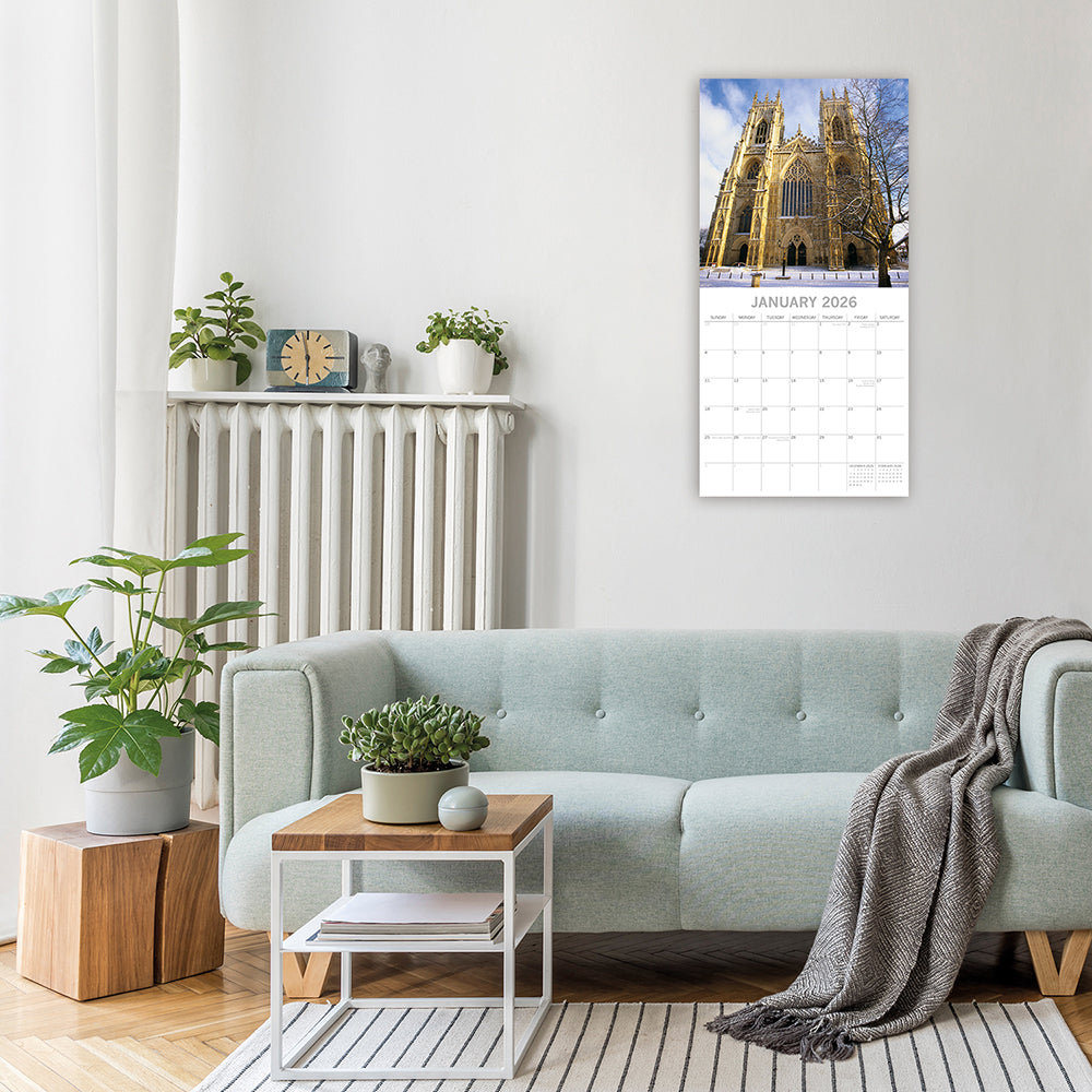 York 2026 Square Wall Calendar - The Great Yorkshire Shop