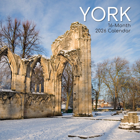 York 2026 Square Wall Calendar