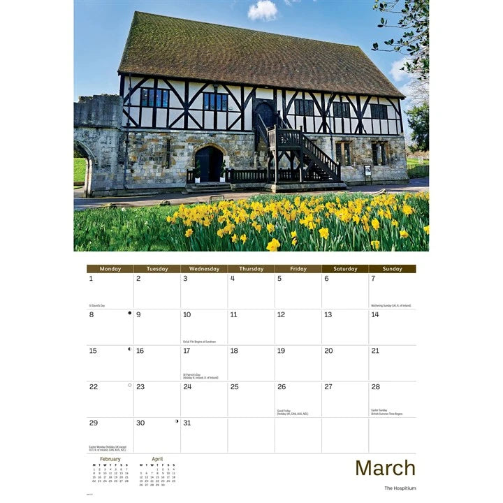 York 2027 A4 Calendar