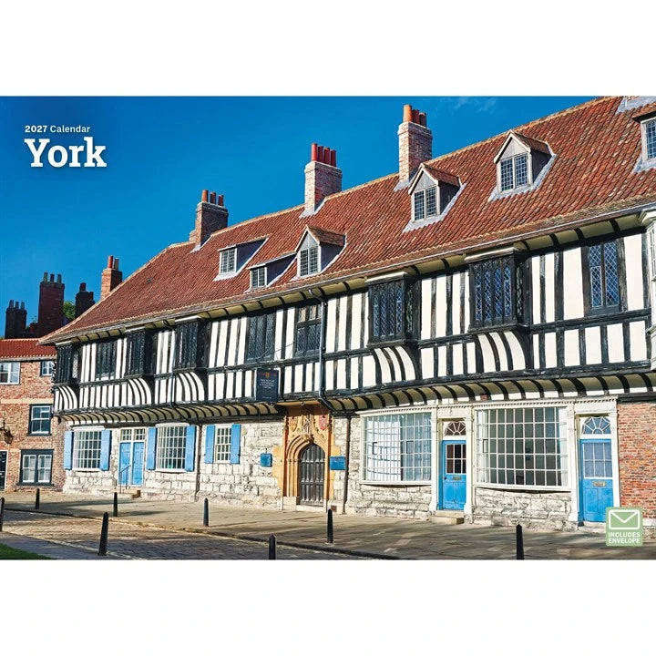 York 2027 A4 Calendar