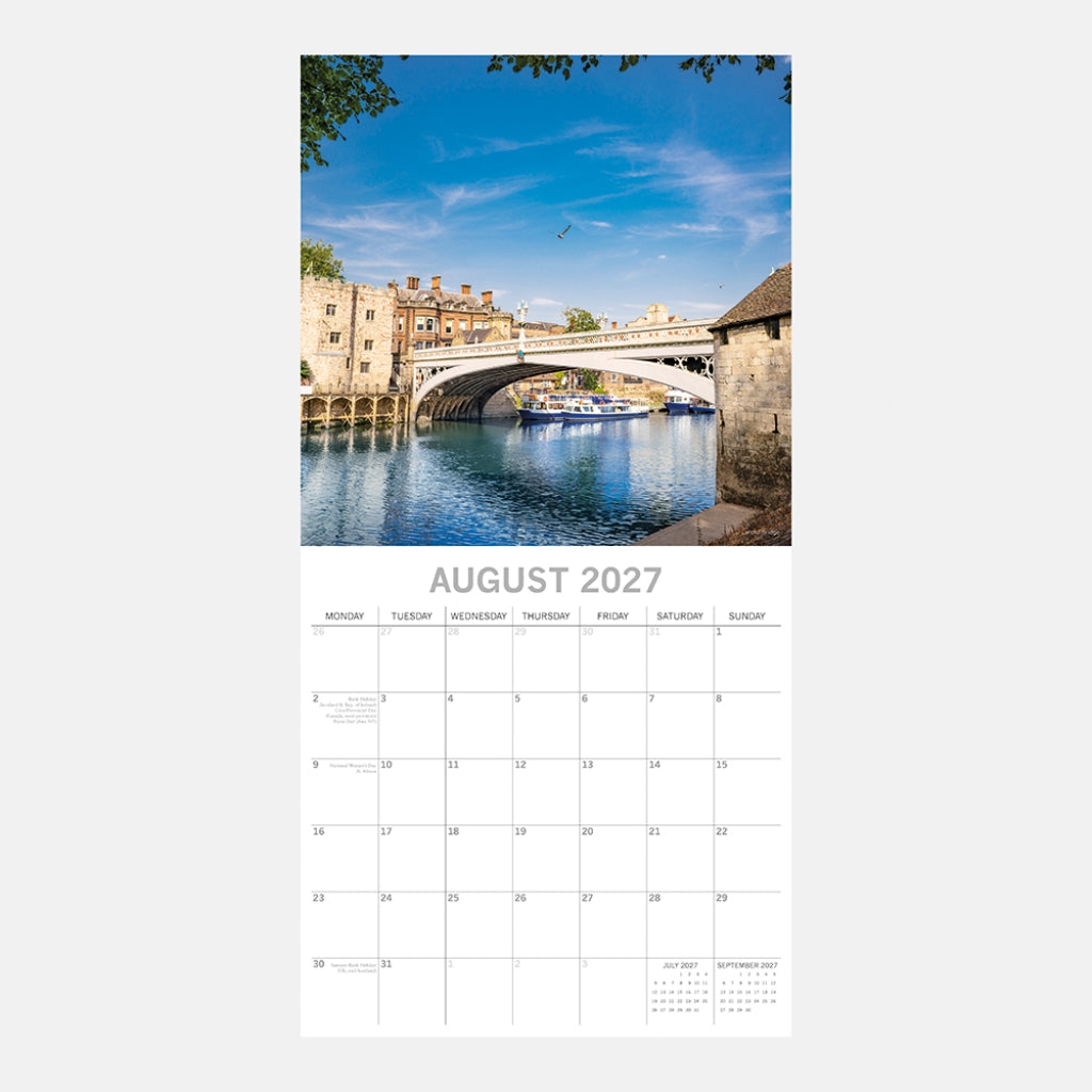 York 2027 Square Wall Calendar