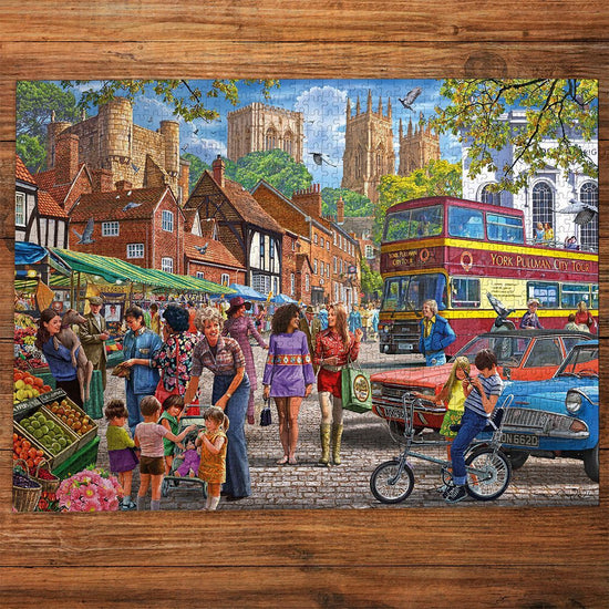 York Markets 1000 Piece Jigsaw Puzzle
