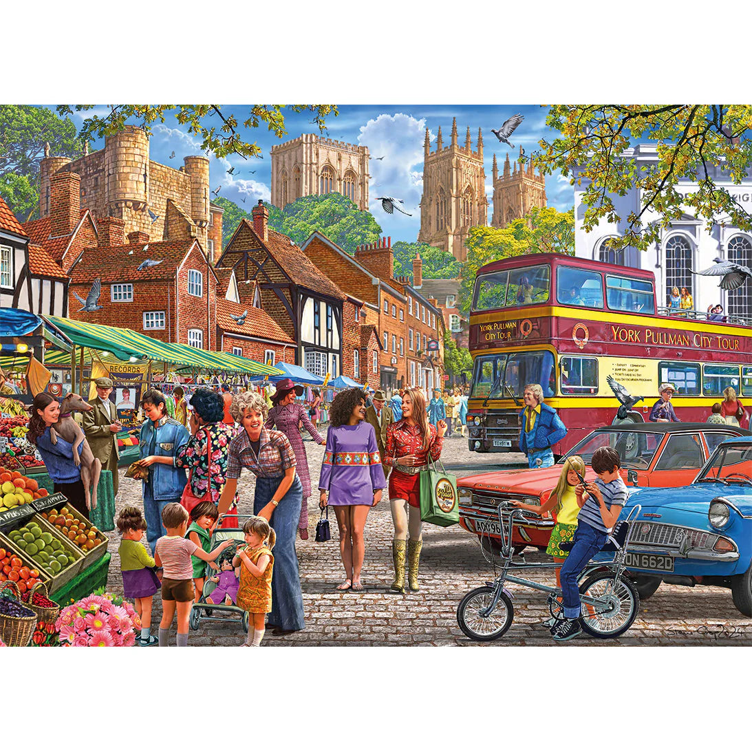 York Markets 1000 Piece Jigsaw Puzzle