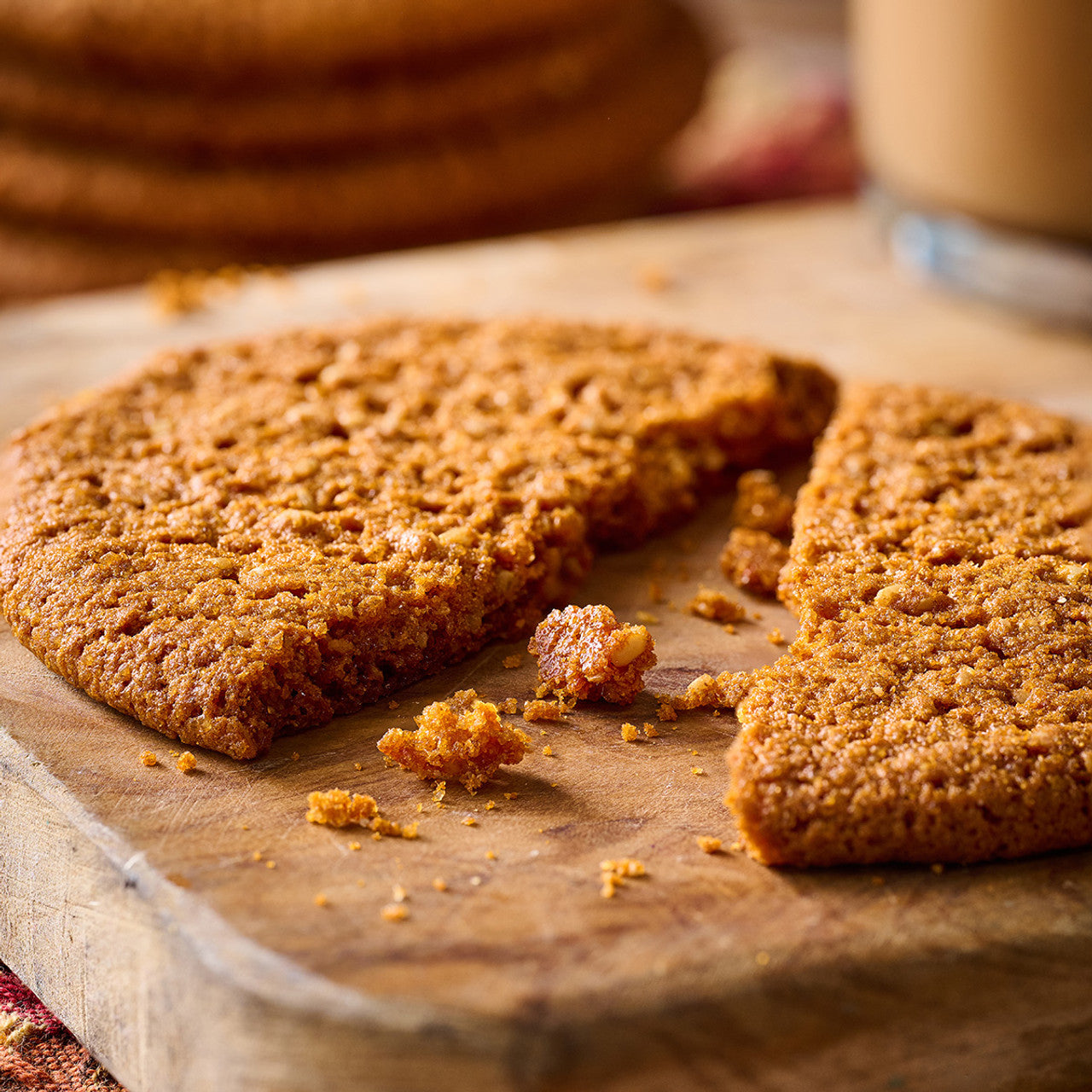 Large Ginger Parkin Biscuits