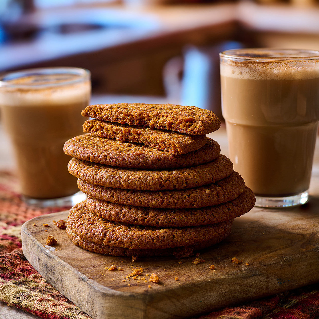 Large Ginger Parkin Biscuits