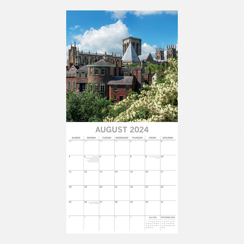 Yorkshire 2024 Square Wall Calendar | The Great Yorkshire Shop