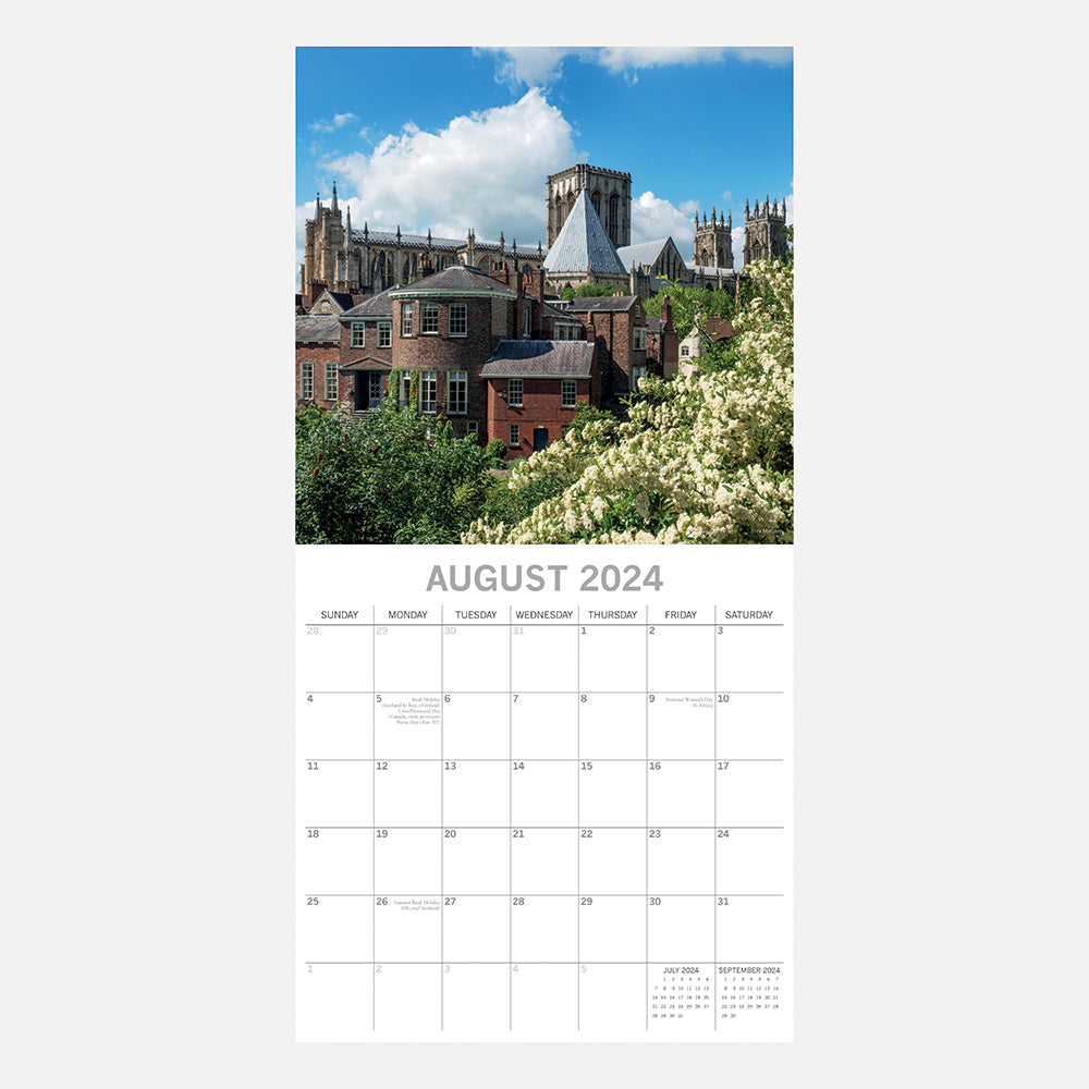 Yorkshire 2024 Square 16 Month Wall Calendar - The Great Yorkshire Shop Yorkshire 2024 Square 16 Month Wall Calendar - The Great Yorkshire Shop
