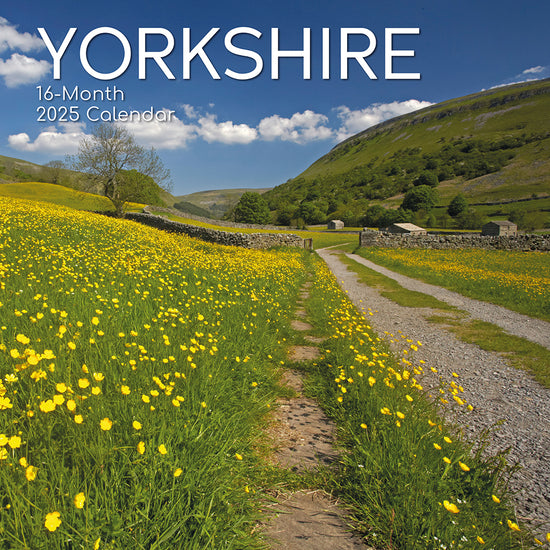 Yorkshire 2025 Square Wall Calendar