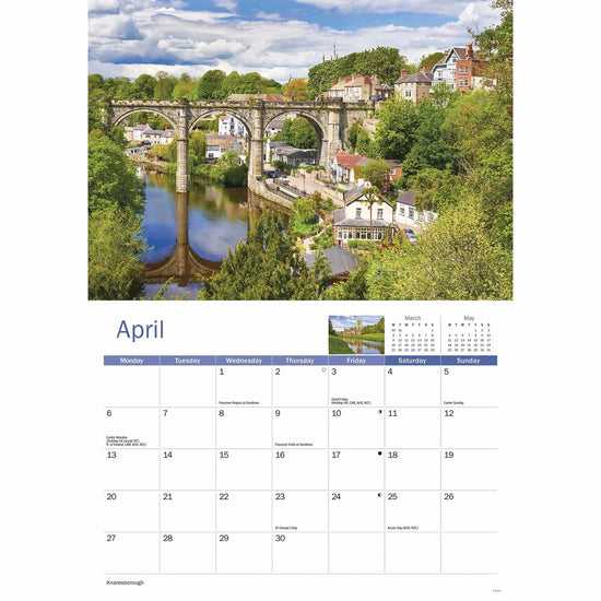 Yorkshire 2026 A4 Calendar - The Great Yorkshire Shop