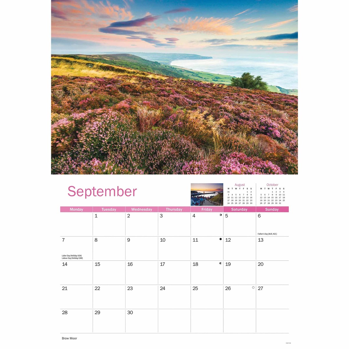 Yorkshire 2026 A4 Calendar - The Great Yorkshire Shop
