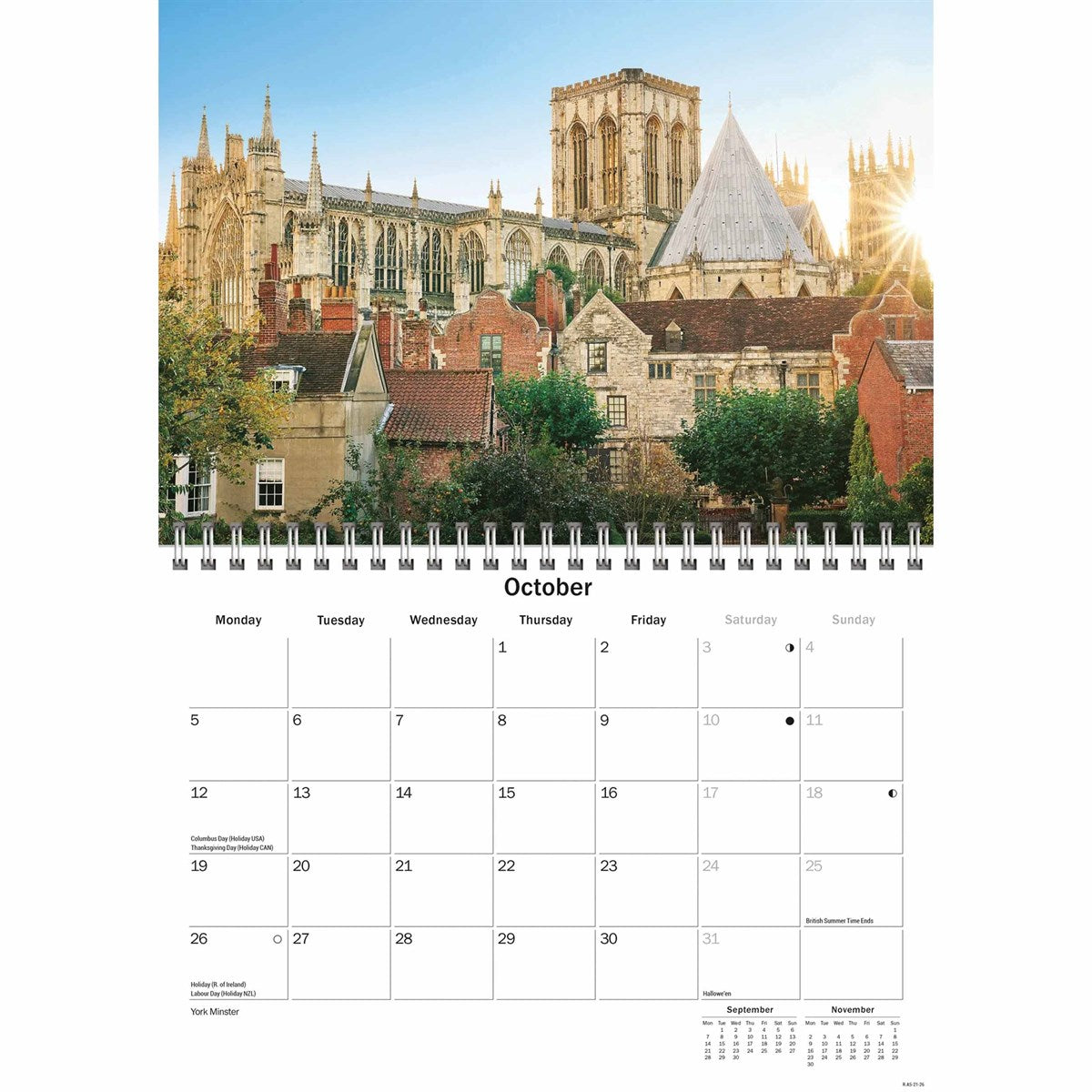 Yorkshire 2026 A5 Calendar - The Great Yorkshire Shop