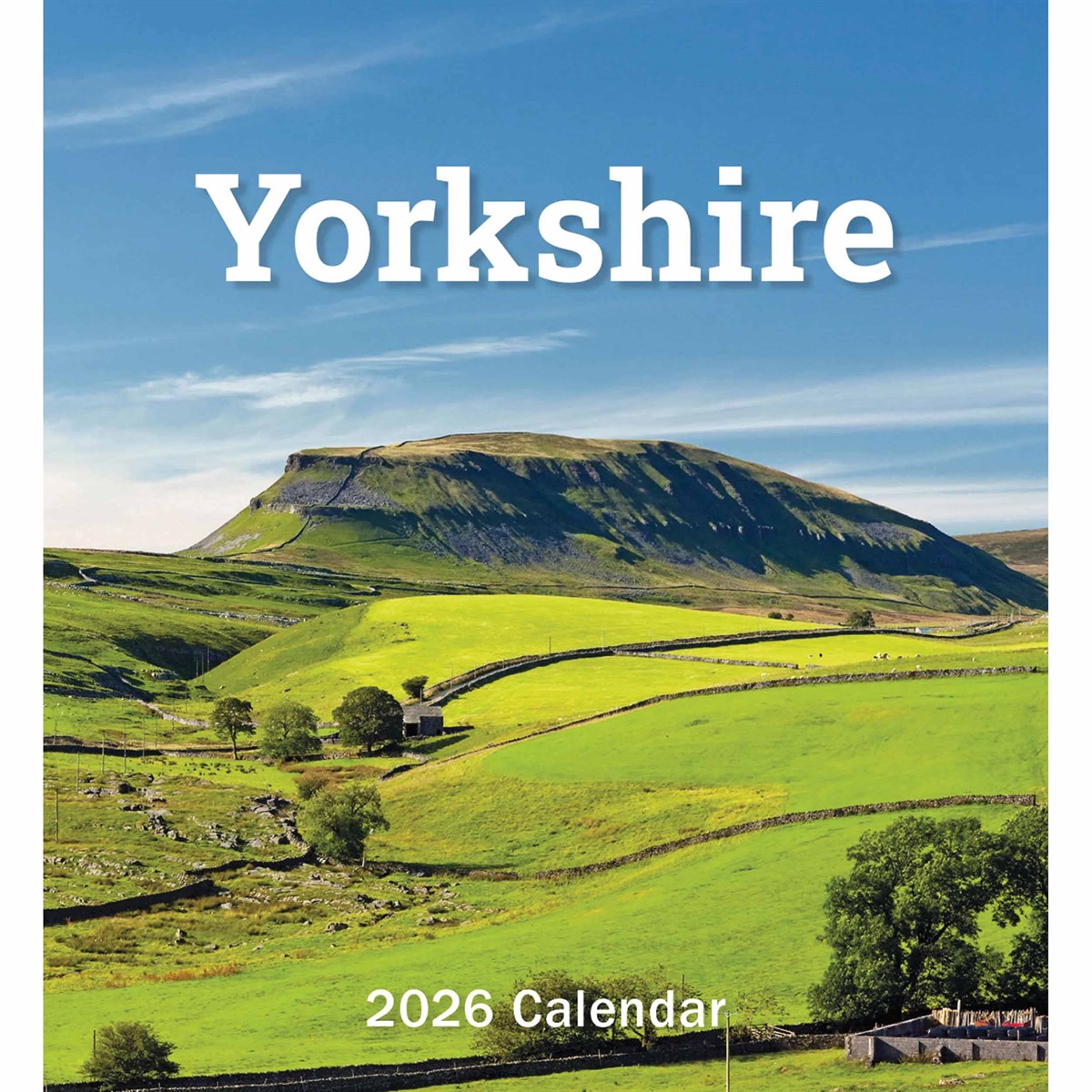Yorkshire 2026 Mini Easel Calendar - The Great Yorkshire Shop