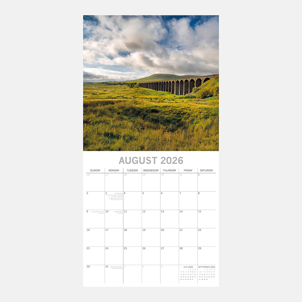 Yorkshire 2026 Square Wall Calendar - The Great Yorkshire Shop