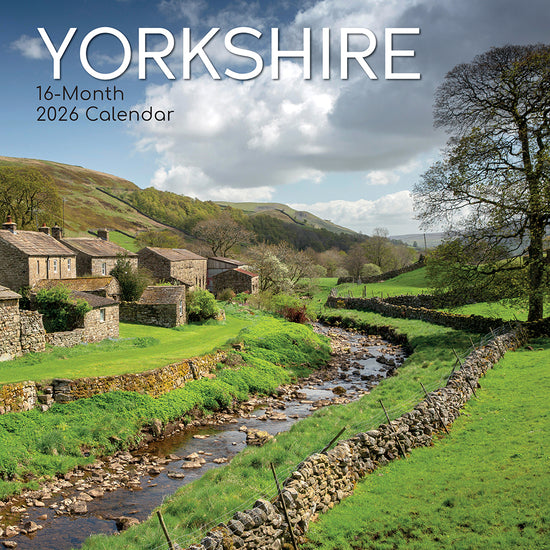 Yorkshire 2026 Square Wall Calendar