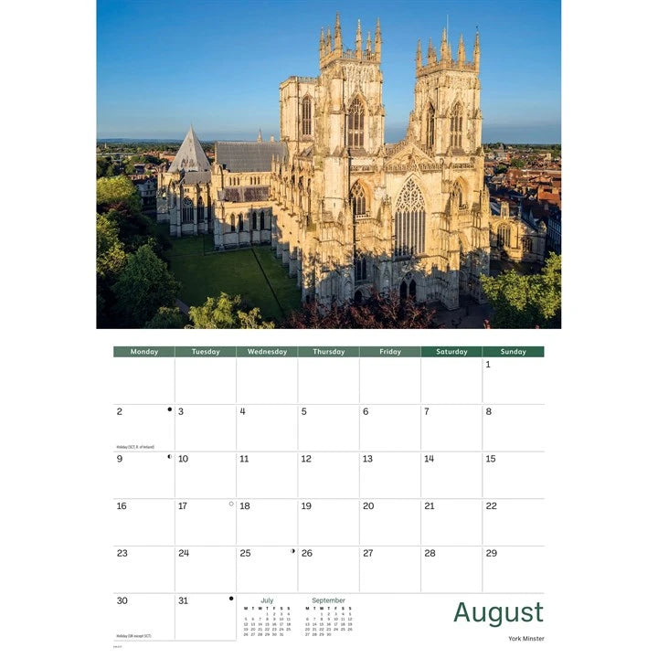 Yorkshire 2027 A4 Calendar