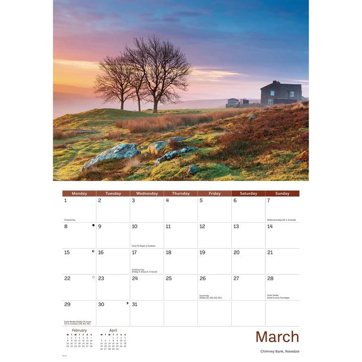 Yorkshire 2027 A4 Calendar