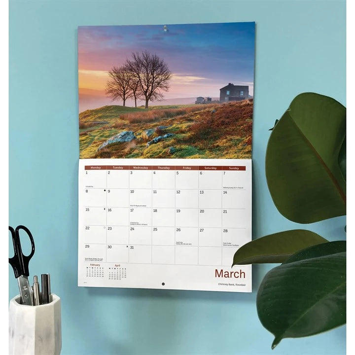 Yorkshire 2027 A4 Calendar