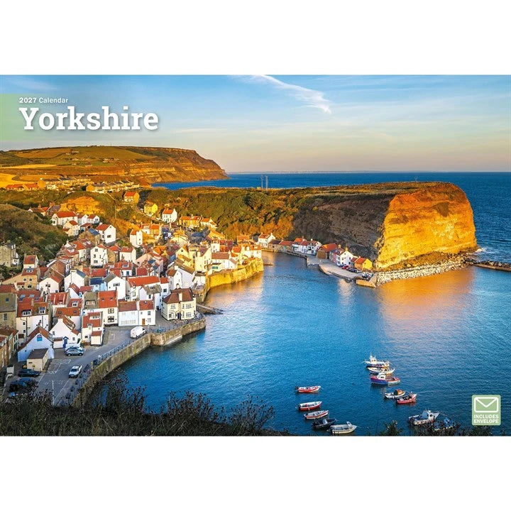 Yorkshire 2027 A4 Calendar