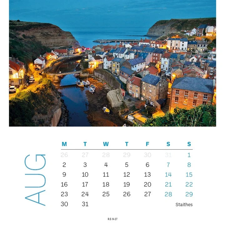 Yorkshire 2027 Mini Easel Calendar
