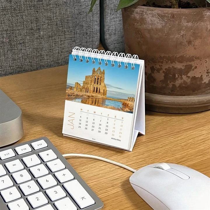 Yorkshire 2027 Mini Easel Calendar