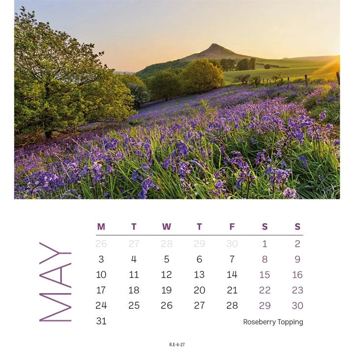 Yorkshire 2027 Mini Easel Calendar