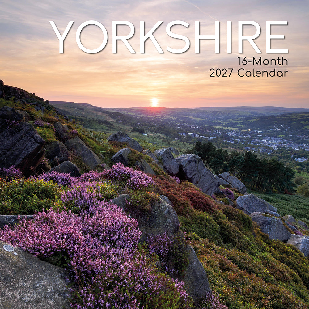 Yorkshire 2027 Square Wall Calendar