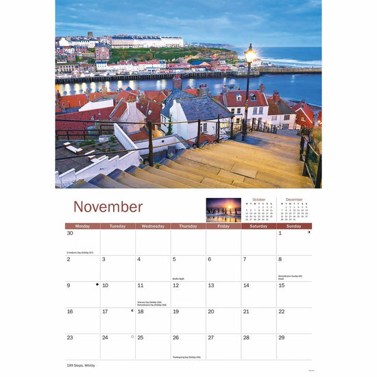 Yorkshire Coast 2026 A4 Calendar - The Great Yorkshire Shop