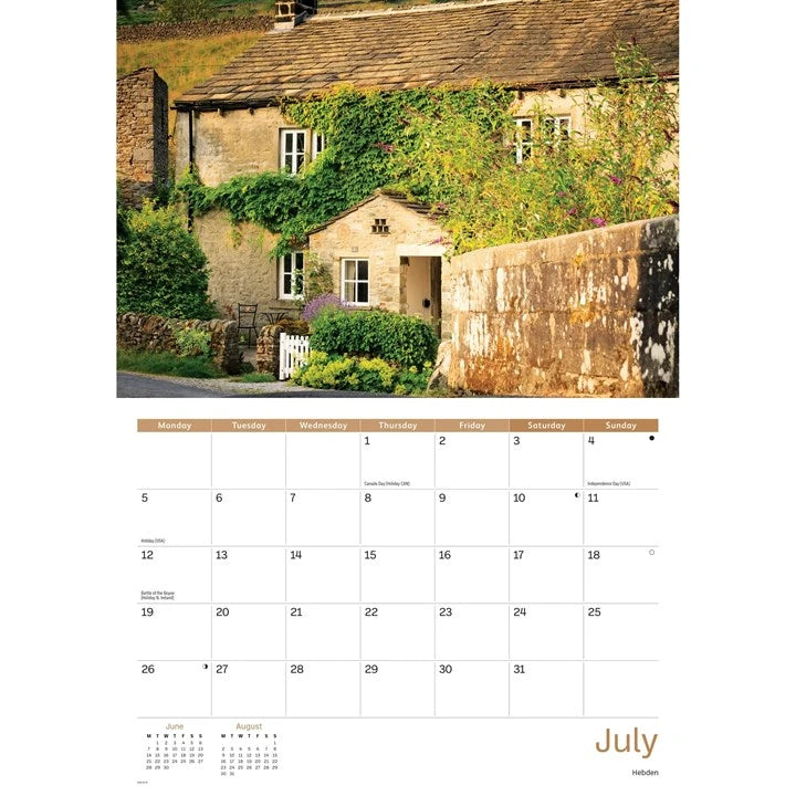 Yorkshire Dales 2027 A4 Calendar